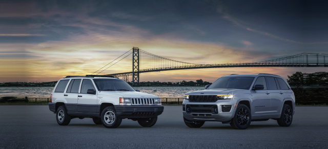 Jeep Meilensteine - Das Erbe der luxuriösen, leistungsfähigen Jeep-SUVs: 30 Jahre Jeep Grand Cherokee