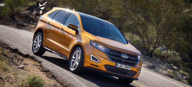 Das künftige Flaggschiff der SUV-Modellpalette in Europa: Ford Edge startet bei 42 900 Euro