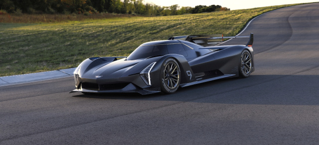 Design Vorschau auf den 2023 IMSA und WEC Rennwagen: Project GTP Hypercar von Cadillac für LeMans Motorsport