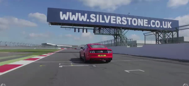 Interaktiver Film erlaubt die freie Wahl des Betrachtungswinkels : Der neue Ford Mustang auf heißer Runde in Silverstone 