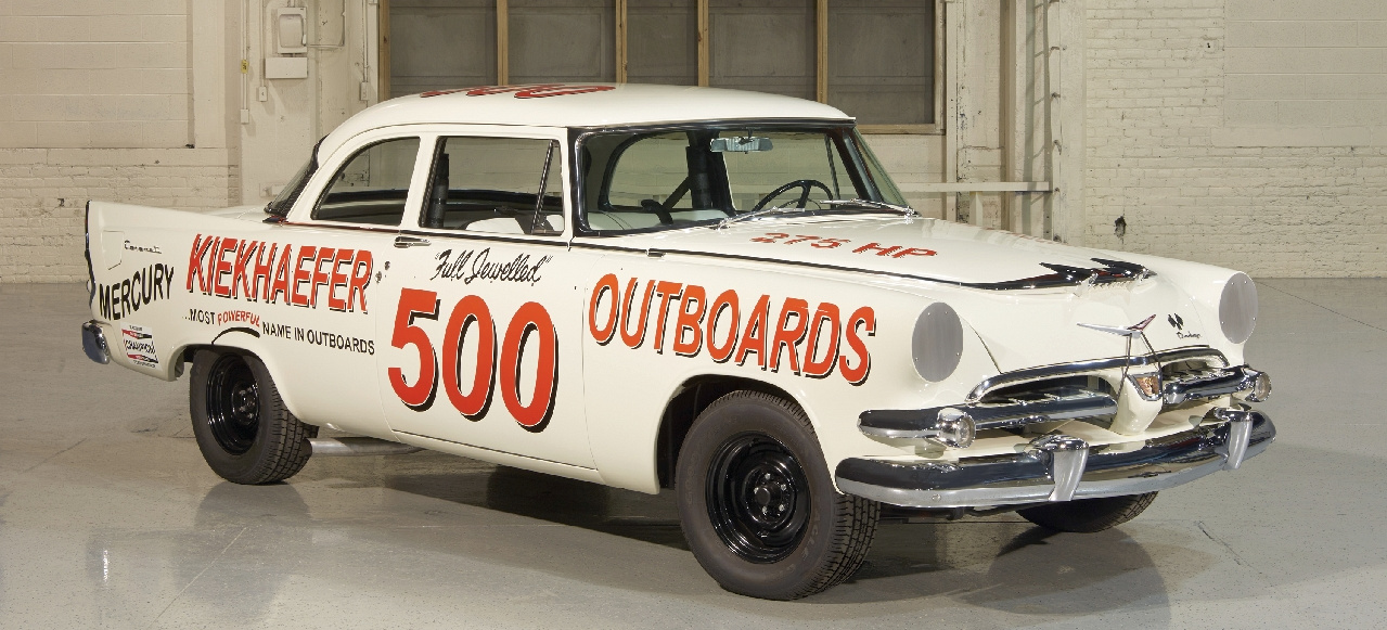 AmeriCar.de 75th NASCAR Special: Flashback Friday: 1956er Dodge Coronet D500 des Kiekhaefer NASCAR Team