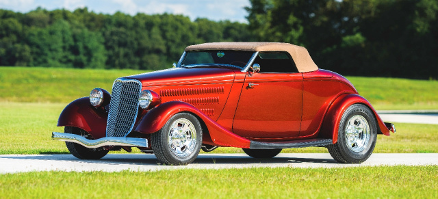 1933er Ford Roadster Custom von Roy Brizio: Tangerine Dream Der "Fraudster Roadster"? -