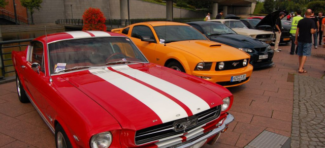 US Cars im Ruhrgebiet: Dr-Mustang-Treffen-Oberhausen Tag 1: Fantastische Autos, tolle Atmosphäre - Sonntag dabei sein!