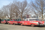 Drive Home II: Roadtrip für drei rüstige Oldies: Ford Mustang, Chrysler 300 G und Chevrolet Nomad auf dem Weg nach Detroit