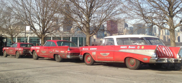 Drive Home II: Roadtrip für drei rüstige Oldies: Ford Mustang, Chrysler 300 G und Chevrolet Nomad auf dem Weg nach Detroit