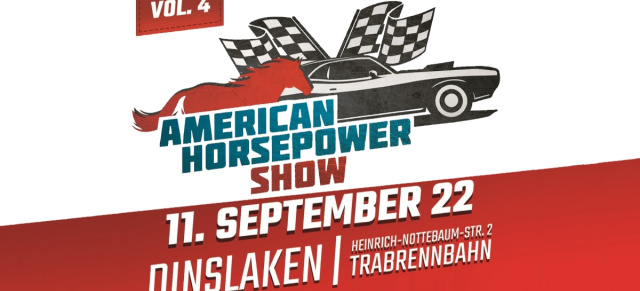 4. American Horsepower Show, 11. September, Dinslaken: Pressebereich für Journalisten