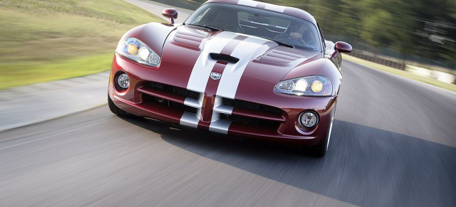 Chrysler erwägt Notverkauf: Dodge Viper For Sale: Bislang drei Angebote für das Modell