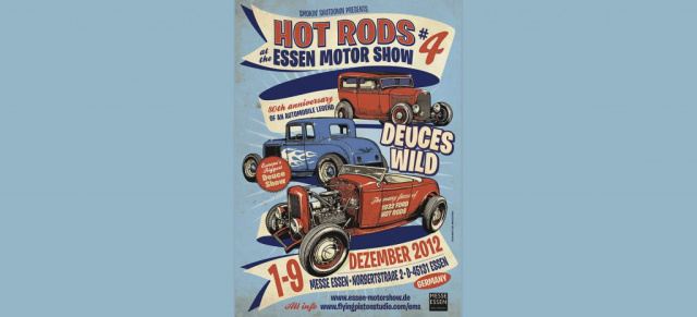 ESSEN MOTOR SHOW: Hot-Rod Ausstellung zum 1932er Ford Model B: Smokin  Shutdown nutzt die Chance mit der diesjährigen Hot Rod Austellung bei der Essen Motorshow  ein ganz bestimmtes Jubiläum zu feiern.