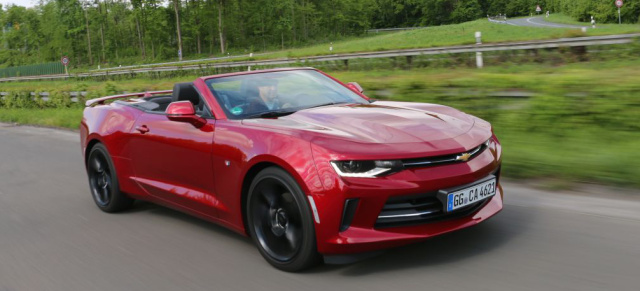 Fahrbericht Chevrolet Camaro 2.0L Turbo Cabriolet: Wie fährt sich der Camaro mit Vierzylinder?