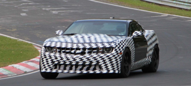 Wird gebaut! Chevrolet Camaro Z/28!: Erlkönig-Bilder des Amerikanischen Autos auf dem Nürburgring