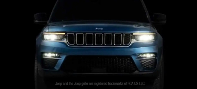 Premiere am 29. September: 2022er Jeep Grand Cherokee - als 2-Reiher und 4xe Plug-in-Hybrid