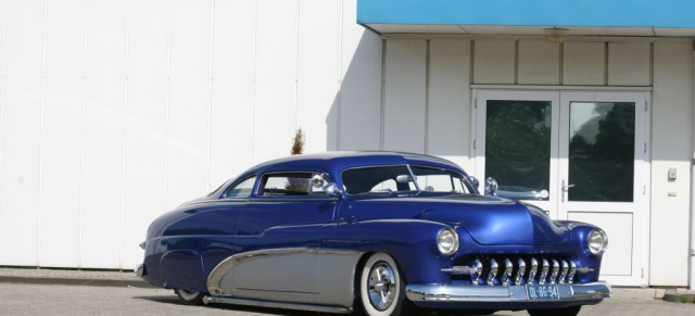 Der Tradition verpflichtet: 1950 Mercury Custom: Bekanntes Szene Custom US-Car von Mercury Tim