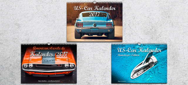 Kalender 2017: Neue AmericanMuscle.de US-Car Kalender 