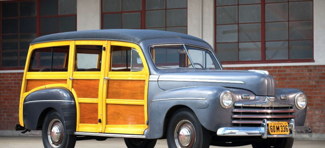 Mit Holz & Herz  Woodies, mit Wallpaper!: Kult: amerikanische Autos "aus Holz" 