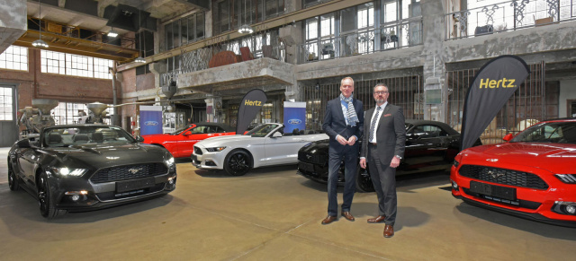 Ein Hertz für Mustangs:  150 Ford Mustang in der deutschen  ‚Prestige Collection‘ 