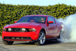 Neue Bilder: Ford Mustang 2010: Burn Out & Co.