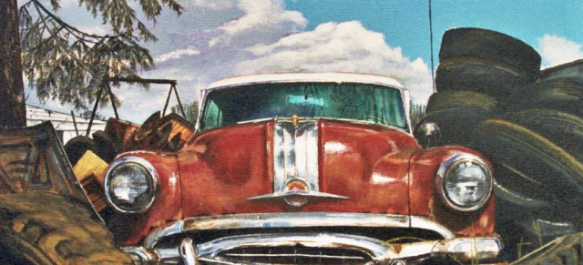 Amerikanische Autos als Gemälde: Portrait: David Coax