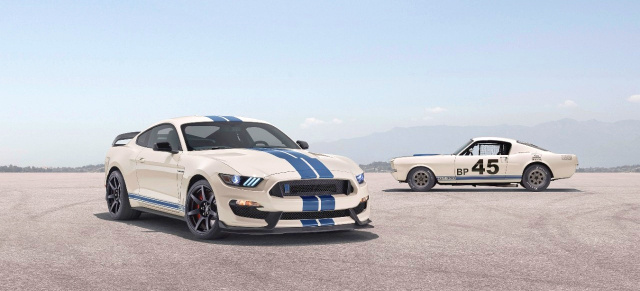 2020er Shelby GT350 & GT350R: Das limitierte Shelby GT350, GT350R Heritage Edition-Paket ehrt 55 Jahre rennorientiertes Mustang-Fastback