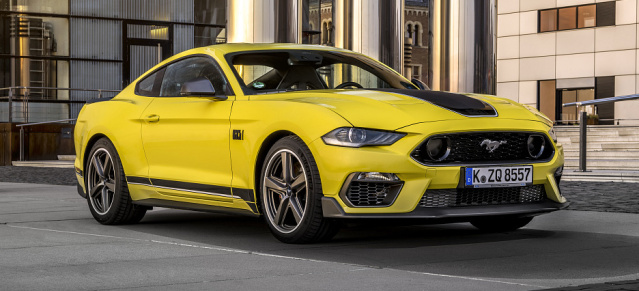 Erstmals bietet Ford den Mustang Mach 1 auch europäischen Kunden an: Ford präsentiert den neuen Mustang Mach 1 mit 5,0-Liter V8 und 460 PS