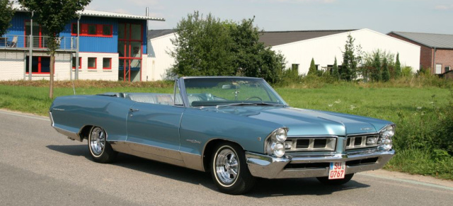 Amerikanisches Auto aus Kanada: 1965er Pontiac Parisienne Convertible: Seltenes Pontiac Cabriolet als Mitbringsel aus dem USA Urlaub