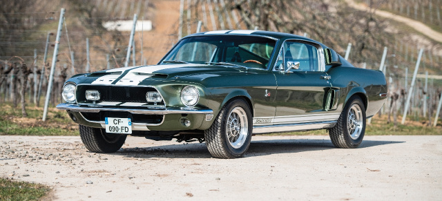 RM Sotheby's Auktion @ Techno-Classica April 2018: 1968er Ford Shelby GT 500 KR wird in Essen versteigert