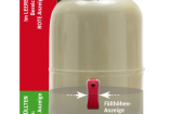 Gaslevel: Handlicher Füllstandsanzeiger für Gasflaschen: Ideal für Werkstatt, Handwerk und Camping