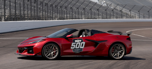 Zum siebten Mal in Folge: Chevrolet Corvette Z06 Cabrio als Pace Car für das Indy 500 ausgewählt