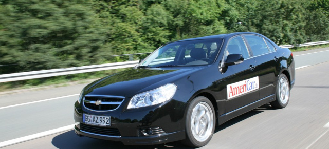 Test: Chevrolet Epica 2.0 Diesel: AmeriCar.de fuhr Top-Limousine von Chevrolet mit der neuen Sechs-Stufen-Automatik!