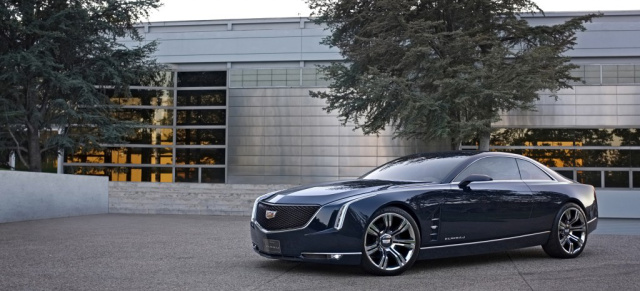 Eldorado der 21. Jahrhunderts? Cadillac Elmiraj Grand Coupé: Konzeptfahrzeug feiert in Pebble Beach Weltpremiere und in Frankfurt Europapremiere