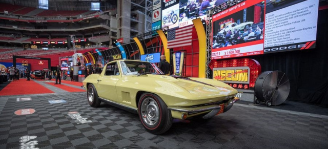Ergebnisse der Mecum Glendale Auktion: Eines der 20 1967 gebauten Chevrolet Corvette L88 Coupés kostet 2,7 Millionen US-Dollar