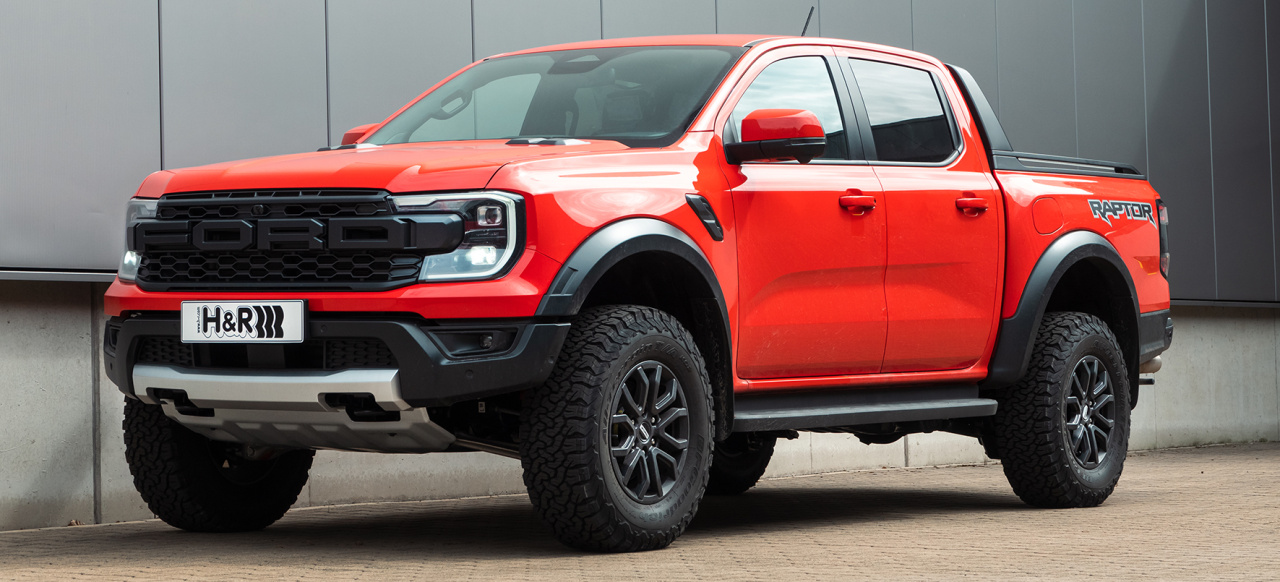 Für alle, die hoch hinauswollen: H&R Höherlegungsfedern für den Ford ...