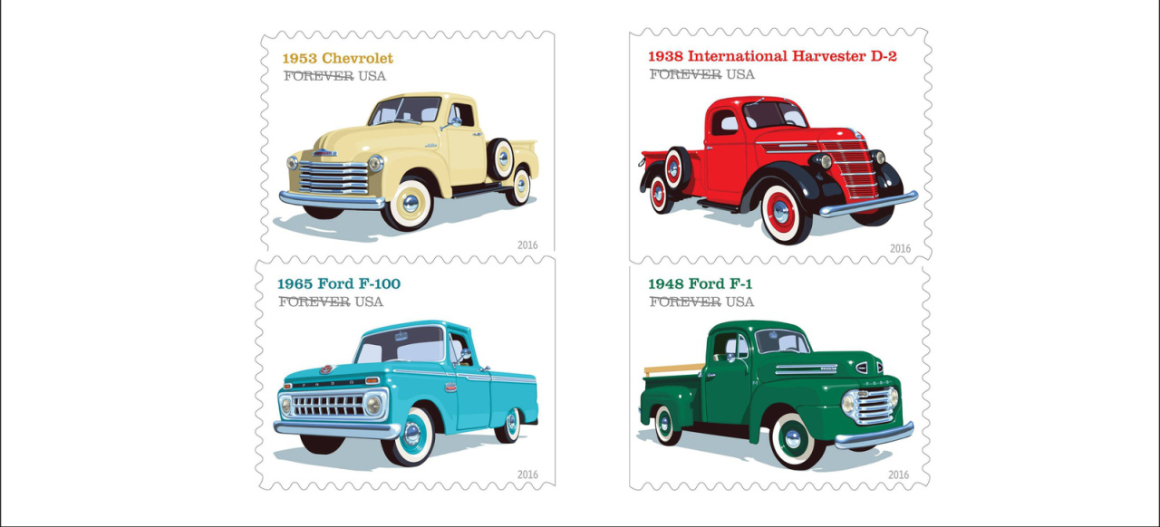 USPS Stamps Amerikanische Briefmarken mit Pick Ups News AmeriCar Das OnlineMagazine für