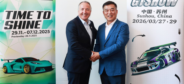 Deutsche Unternehmen zu Gast auf Asiens großer PS-Show: Essen Motor Show und GT Show verlängern Zusammenarbeit