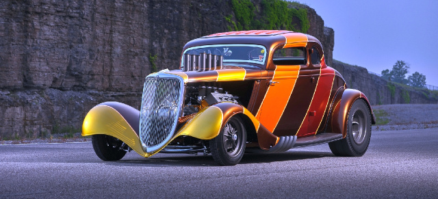 Coby Gewertz’s 1934er Ford Coupe: Controversial Coupe a.k.a. "Saint Christopher"