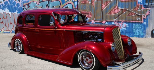 Essen Motor Show: Lowrider "El Padrote": 1936 Chevrolet Master De Luxe - ein erfolgreicher Lowrider aus den USA