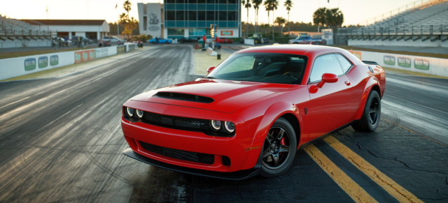 New York Auto Show:: Dodge Demon is back!  Der Über-Challenger! mit 852 PS!