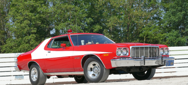 1974er Ford Torino Starsky Hutch: Alarm für Zebra 3 oder Two Cops in one Coupe