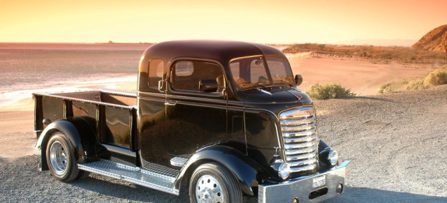 Lasterhaft!1947er GMC Cab Over Engine (COE) Pick Up: Pick Up einmal anders!