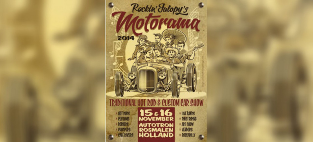 15./16. November: Motorama, Autotron Rosmalen: Hot Rod & Custom Car Show neben Oldtimerbörse