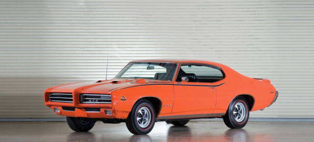 Gran Turismo auf amerikanisch: 1969er Pontiac GTO "The Judge ": Rares US-Car Modell mit Ram Air III V8, Muncie Viergang-Schaltung und mehr!