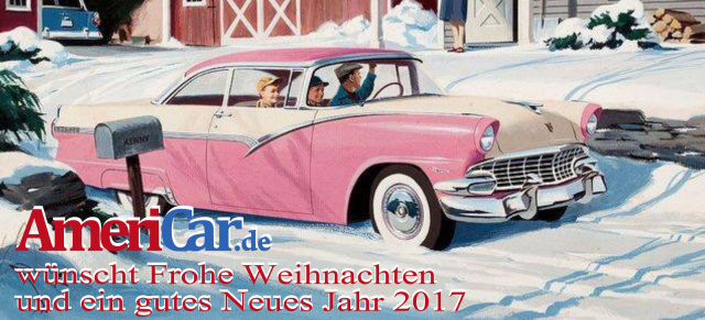 AmeriCar macht Ferien: Frohe Weihnachten und ein gutes neues Jahr!