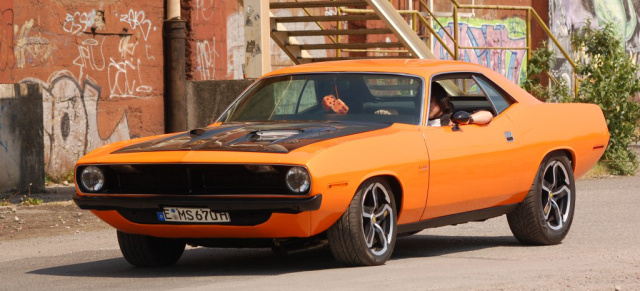 Raubfisch: 1970er Plymouth Barracuda: Barracuda by Bad Boys Performance. der Name ist Programm 