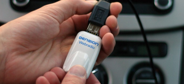 Webradio via USB-Stick im Auto: CD, DVD und MP3 war gestern  Internetradio zum Nachrüsten