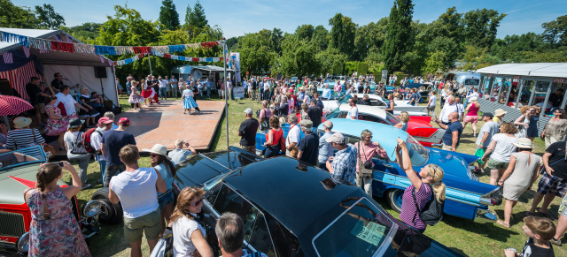 6./7. August: Classic Days, Schloss Dyck: "Stars & Stripes" bekommt 2016 ein noch größeres Areal.