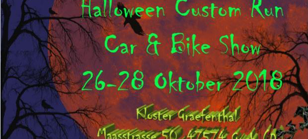 26.-28. Oktober: Halloween Custom Run, Goch