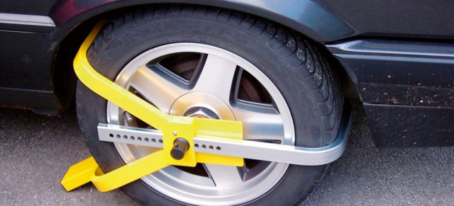 Mechanische Wegfahrsperre: Radkralle von Eufab
