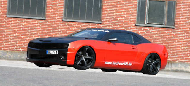 US-Car als Werbeträger: Show Stopper 2010 Chevrolet Camaro!: US-Car-Hifi Exponat als Blickfang