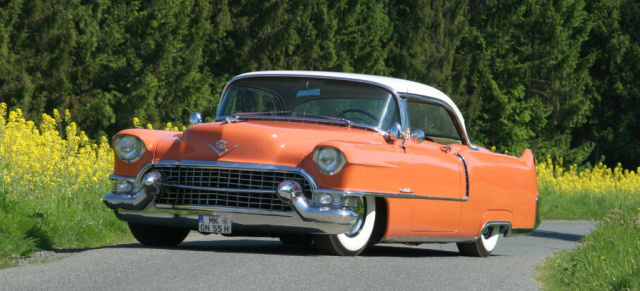 Rockabilly-Classic: 55er Cadillac Series 62: Music made him do it!