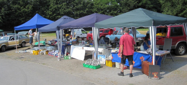 6. Heaven on Wheels  Swap Meet, 3. Juli, Recklinghausen: Rain out beim Teilemarkt in Recklinghausen