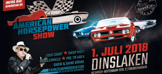 American Horsepower Show: Webbanner & Flyer zum Download / Werbemittel